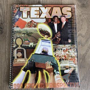 1999 Texas Longhorns Football Spring Prospectus Cotton Bowl Champions Sealed